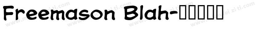 Freemason Blah字体转换